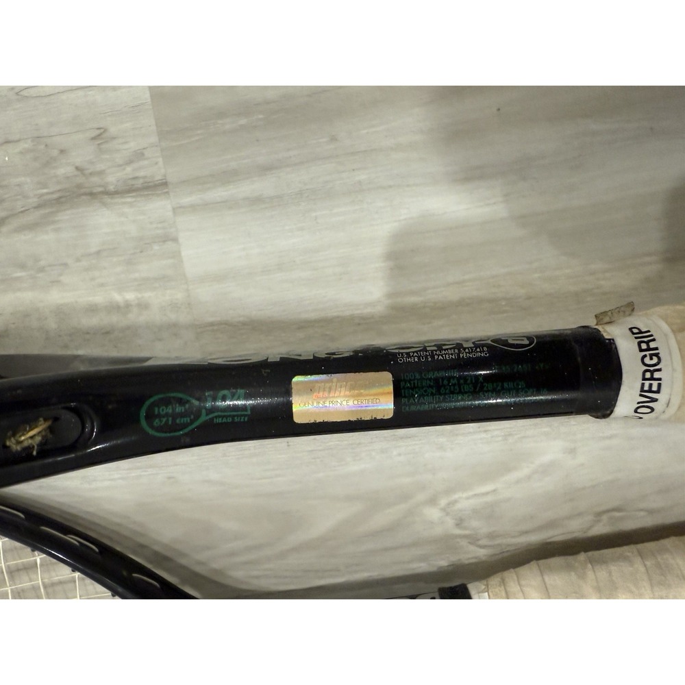 Lot Of 2 Prince Extender Rip Stick 800 Tennis Racquet Racket 104 Sq In W/ Case - Picture 6 of 15